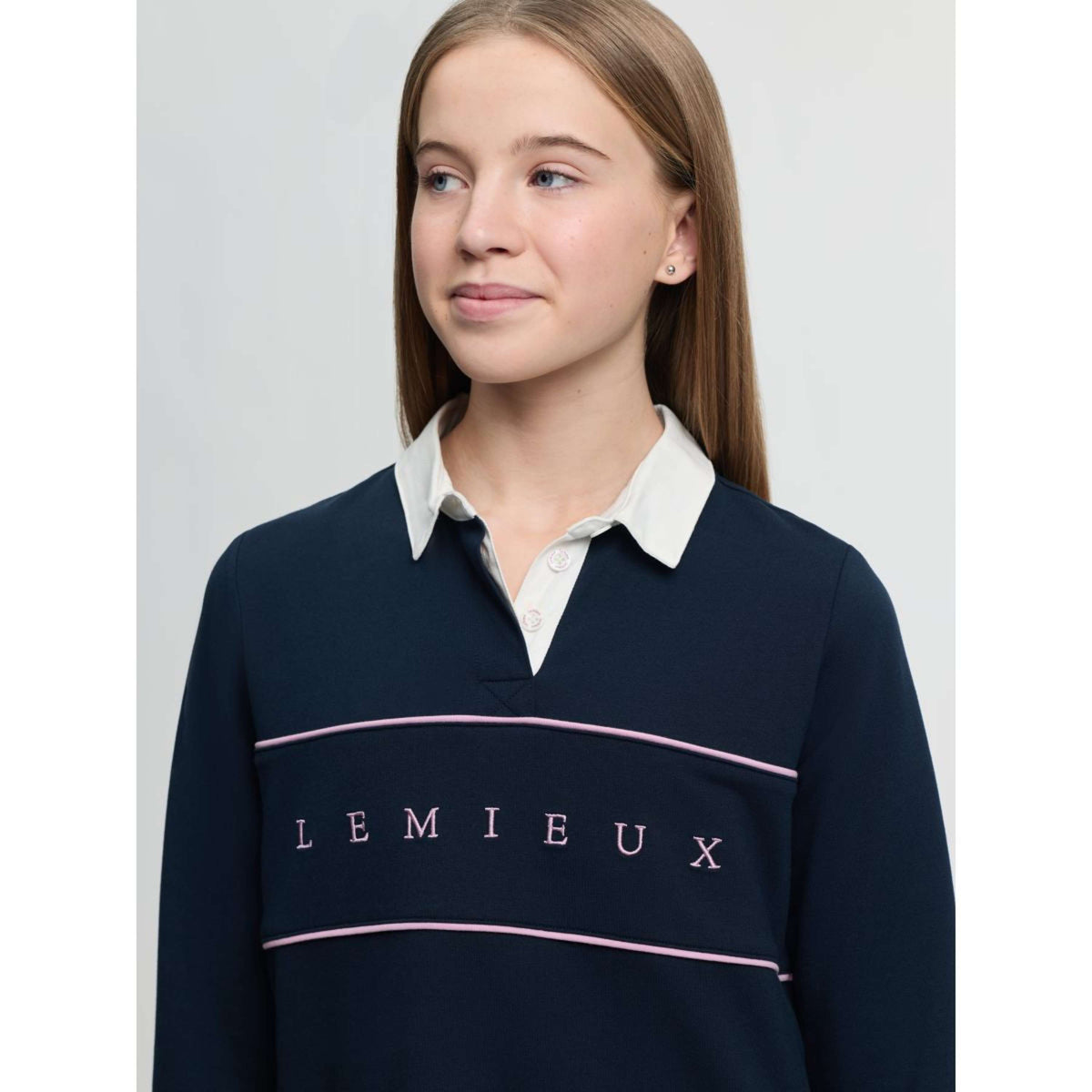 LeMieux Rugbyshirt Young Rider Riley Navy