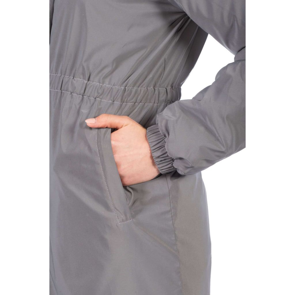 HKM Impermeabile Lungo Washington Grigio/Argento