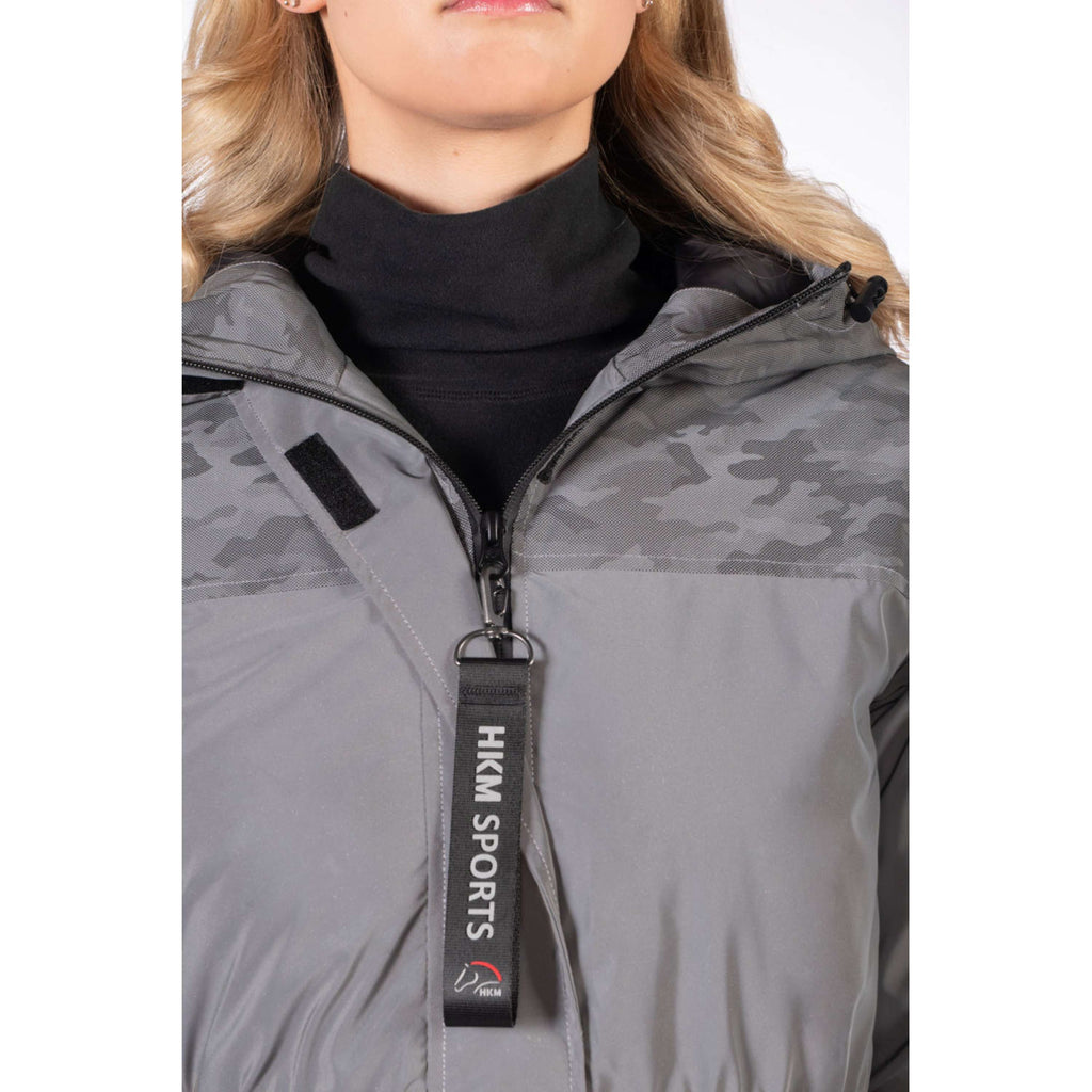 HKM Impermeabile Lungo Washington Grigio/Argento