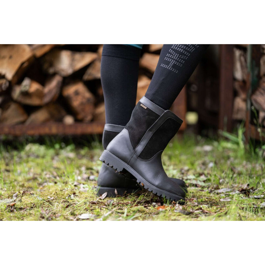HKM Stivali da Esterno Preakness Corto Nero