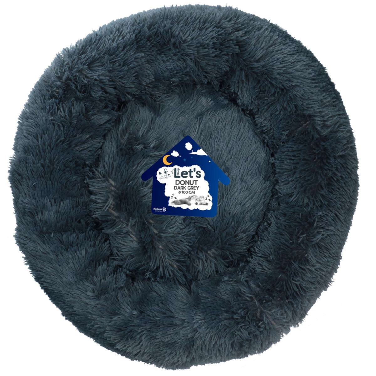 Let's Trascina la ciambella Grigio scuro