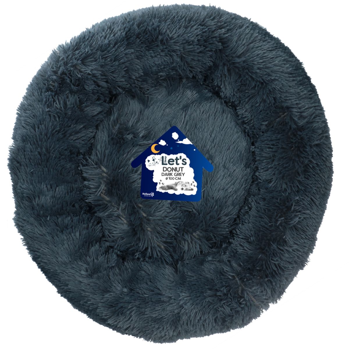 Let's Trascina la ciambella Grigio scuro