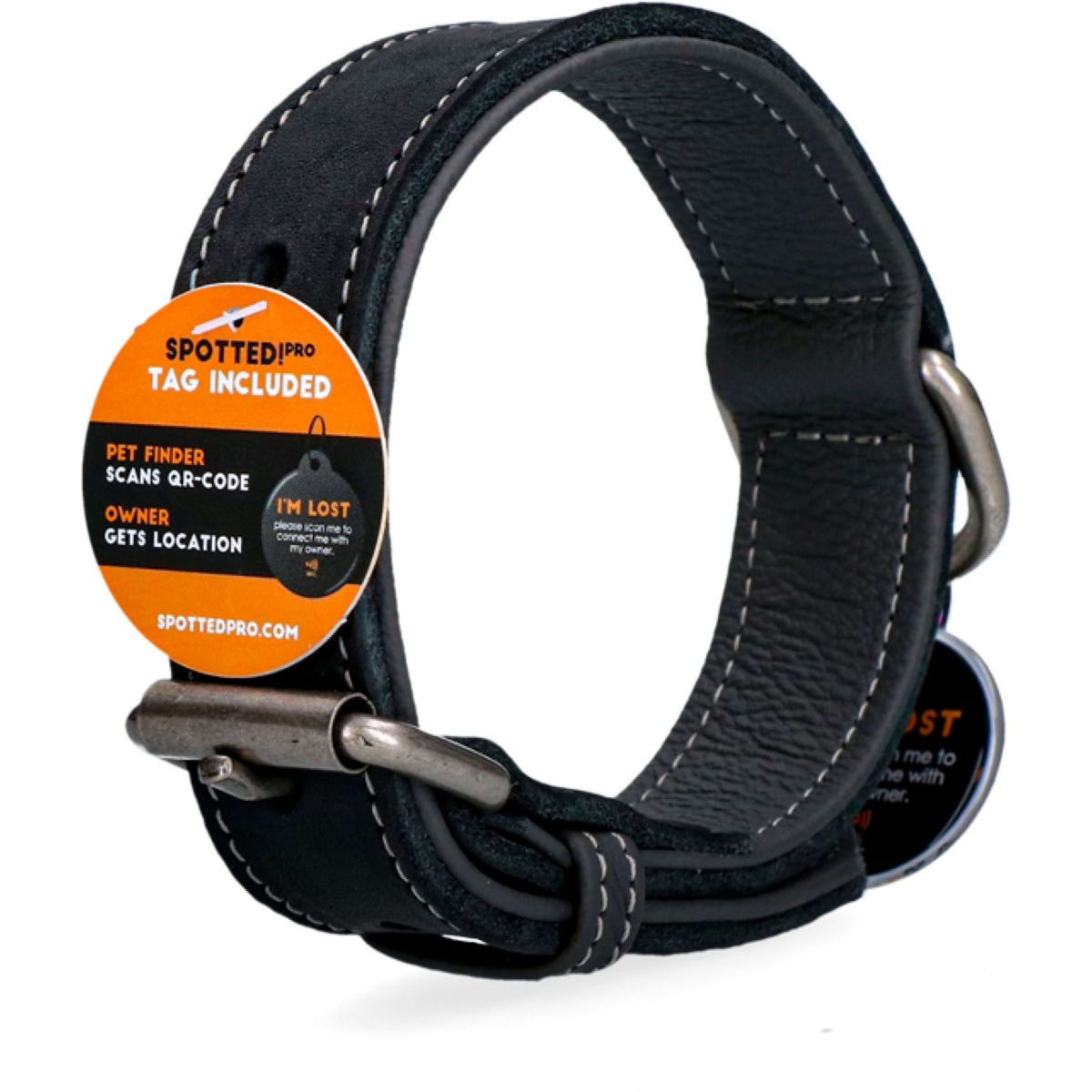 Spotted Pro! Collare per Cane Nero