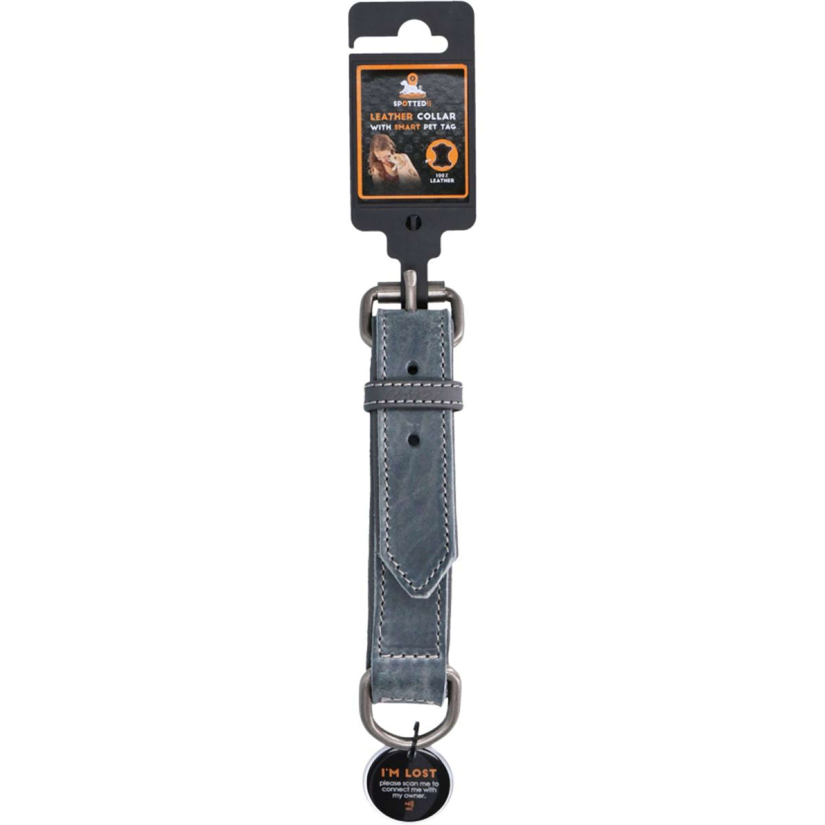 Spotted Pro! Collare per Cane Grigio