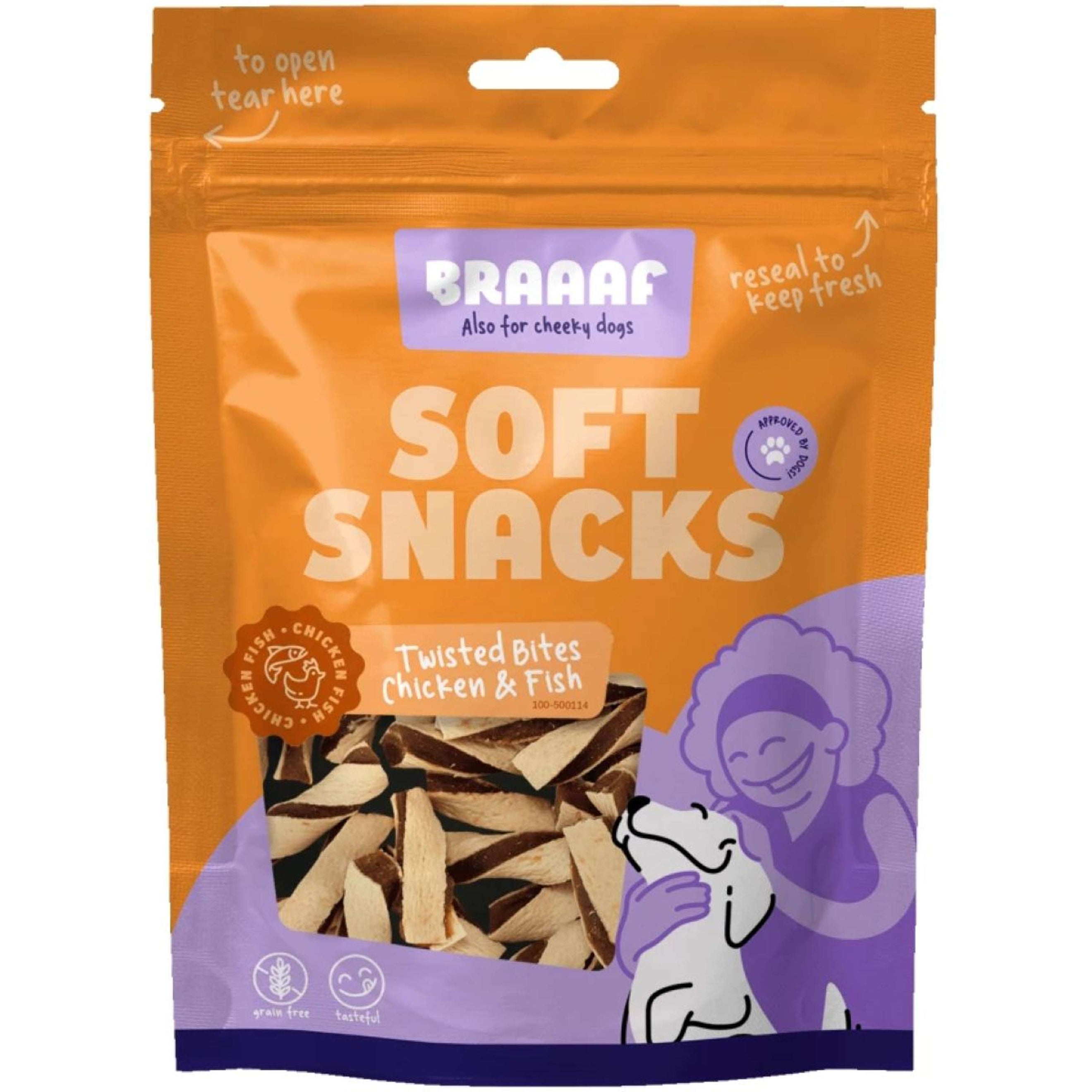 Braaaf Pollo e Pesce Twisted Bites