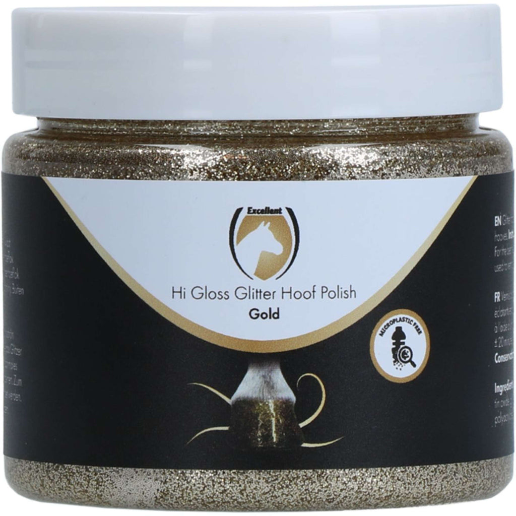 Excellent Smalto per zoccoli Hi Gloss Glitter Oro