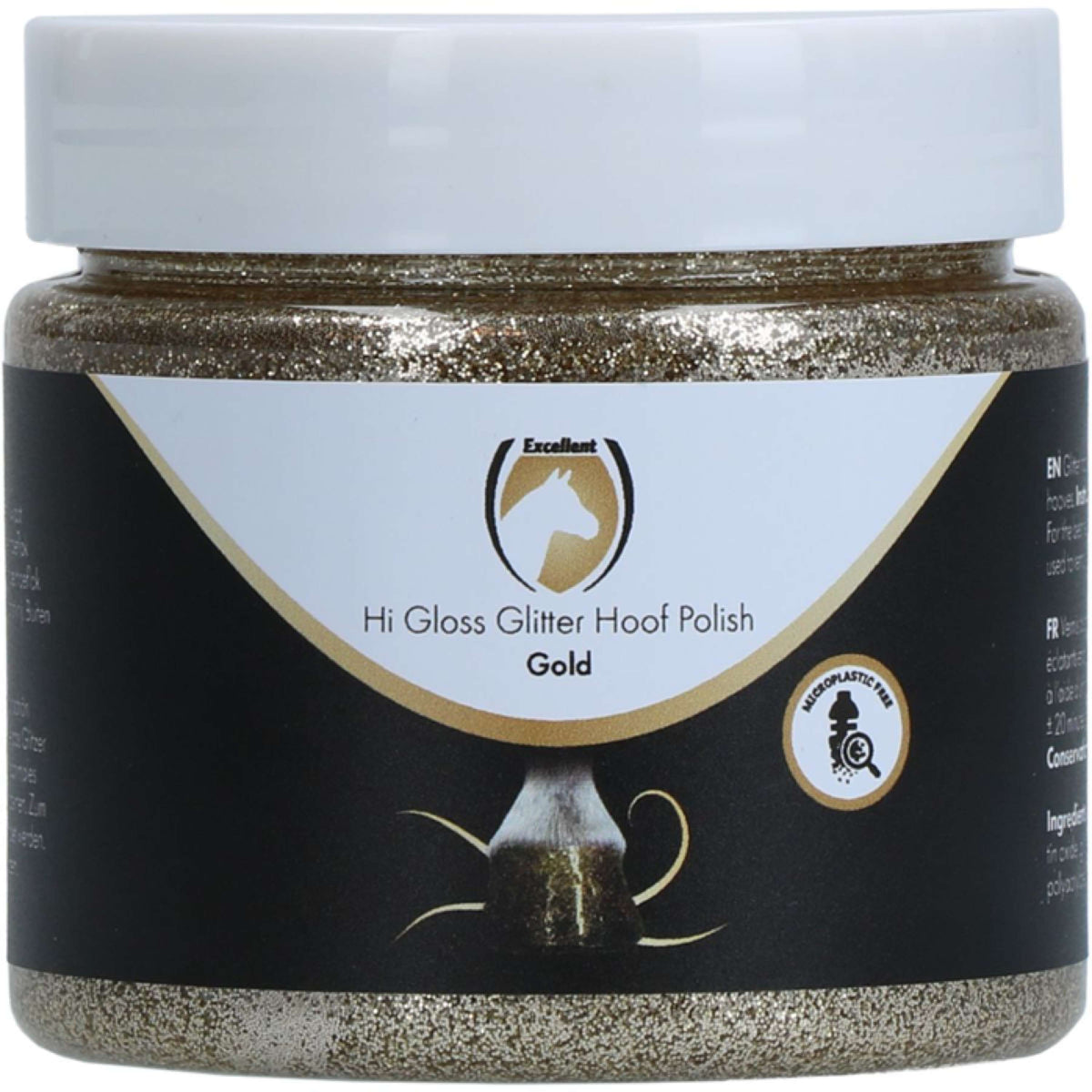 Excellent Smalto per zoccoli Hi Gloss Glitter Oro