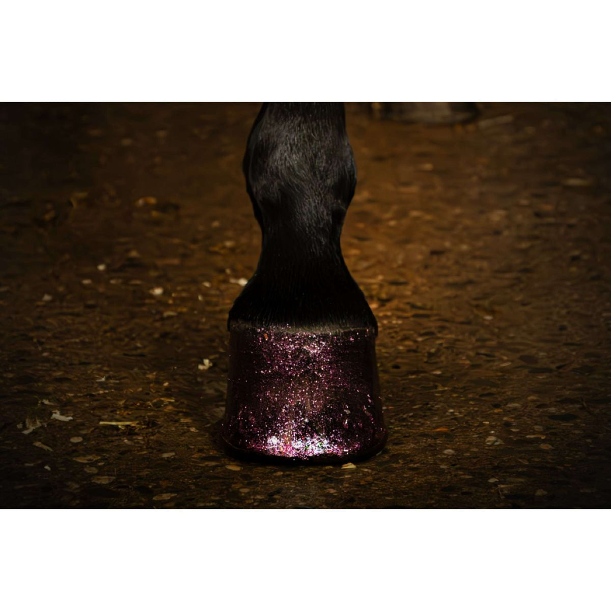 Excellent Smalto per zoccoli Hi Gloss Glitter Rosa