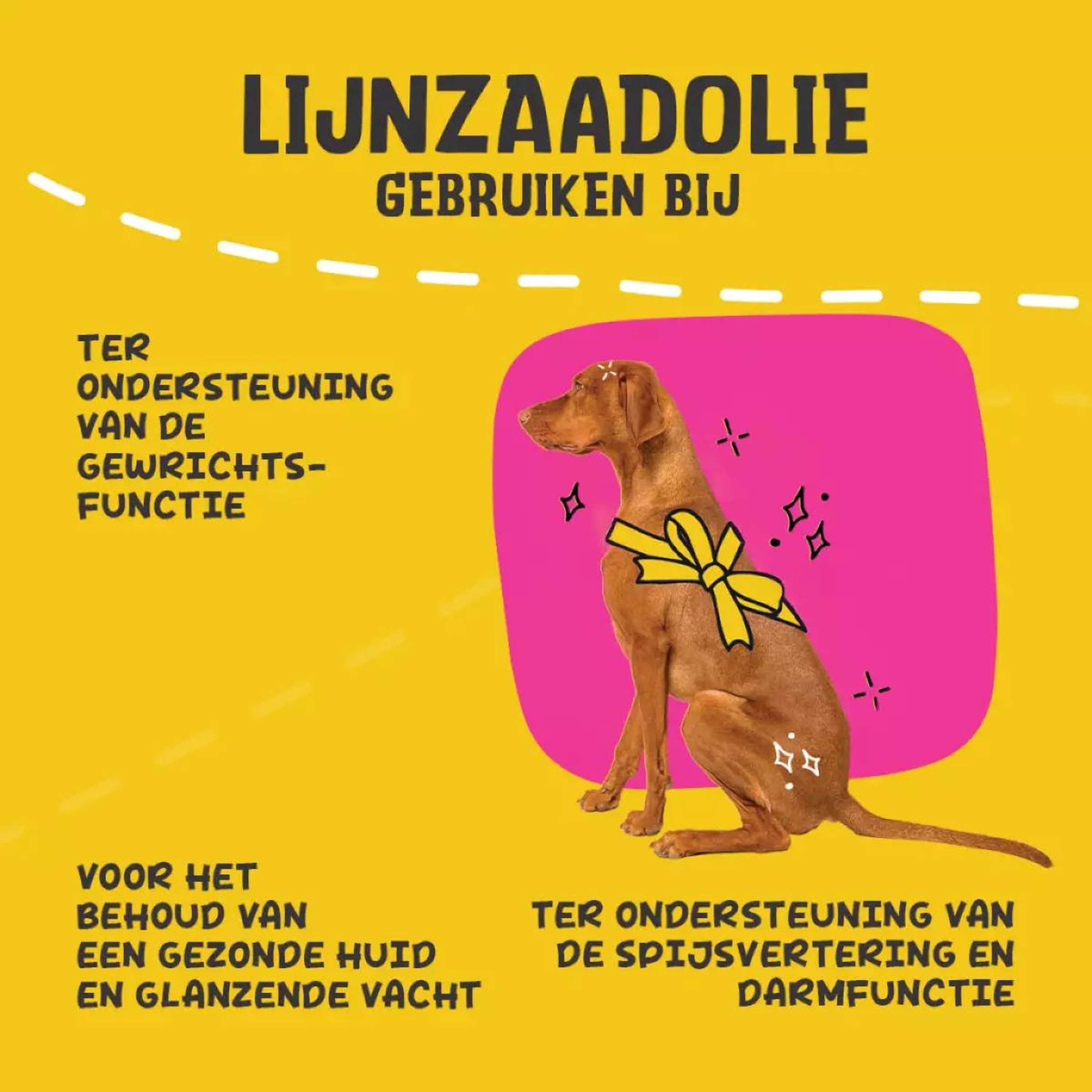 Agradi Olio di Semi di Lino Voor Honden