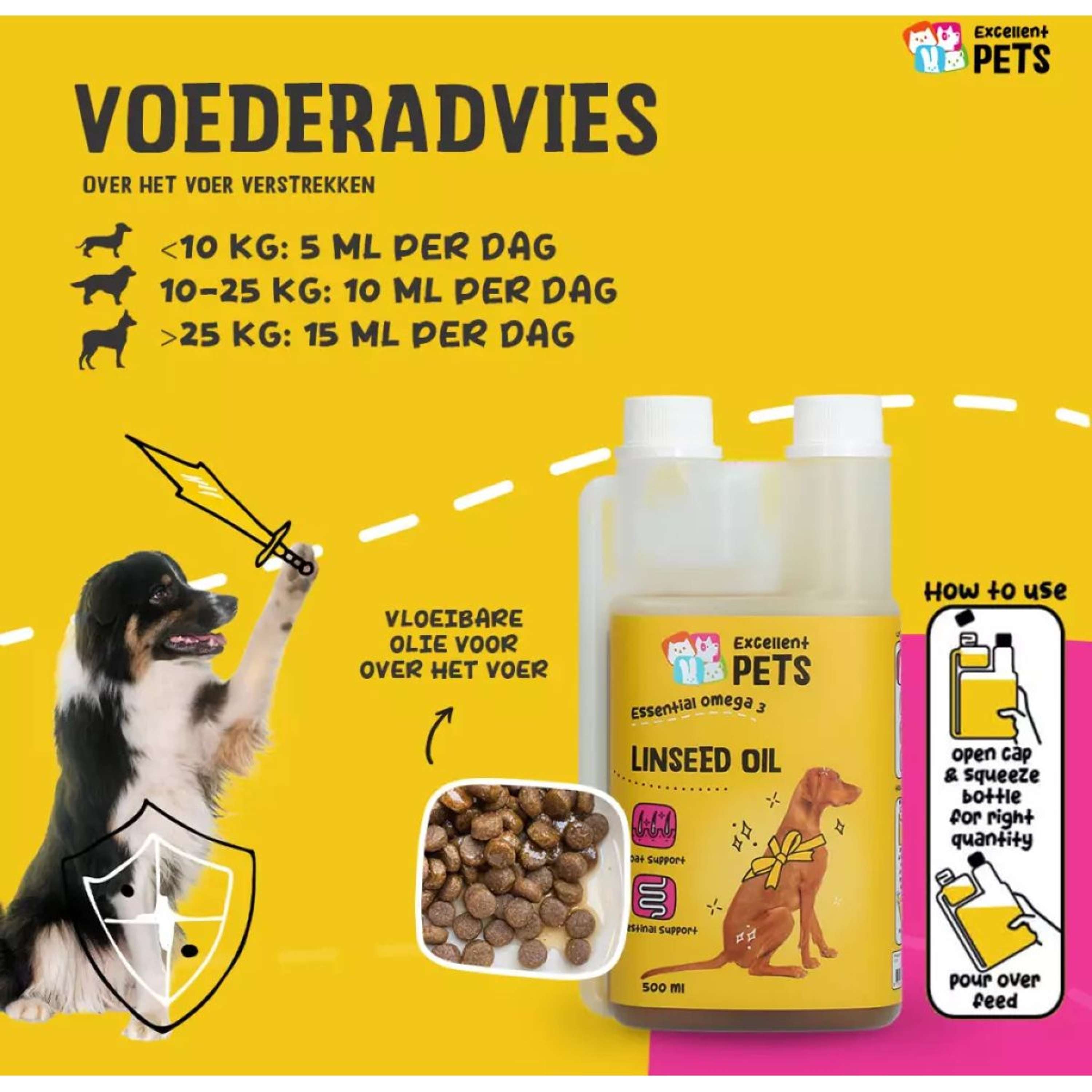 Agradi Olio di Semi di Lino Voor Honden