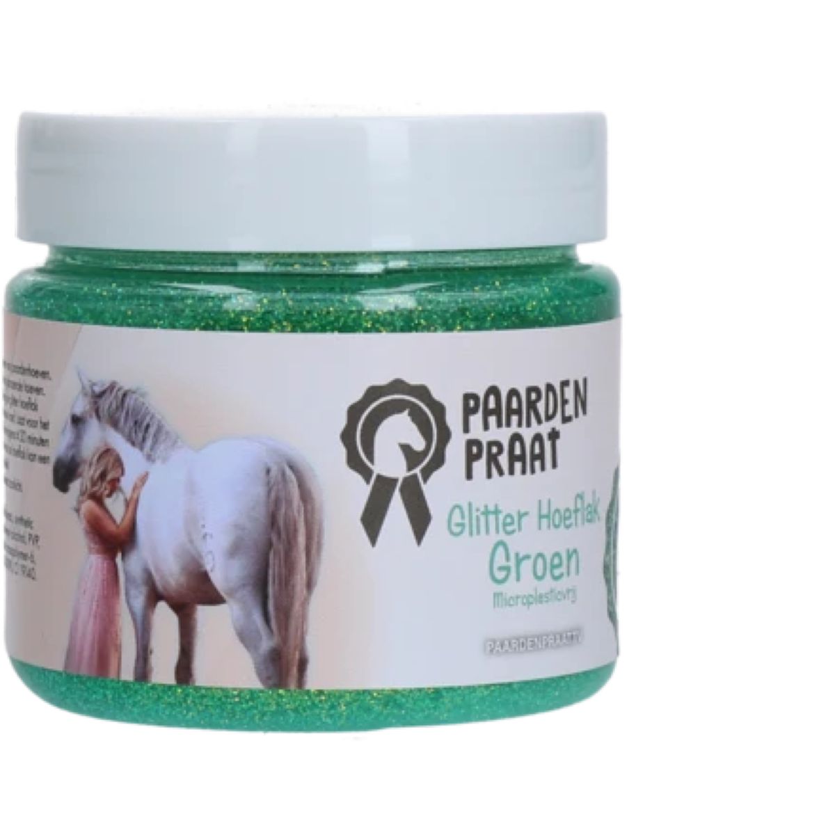 Paardenpraat Lucido per zoccoli Glitter Verde