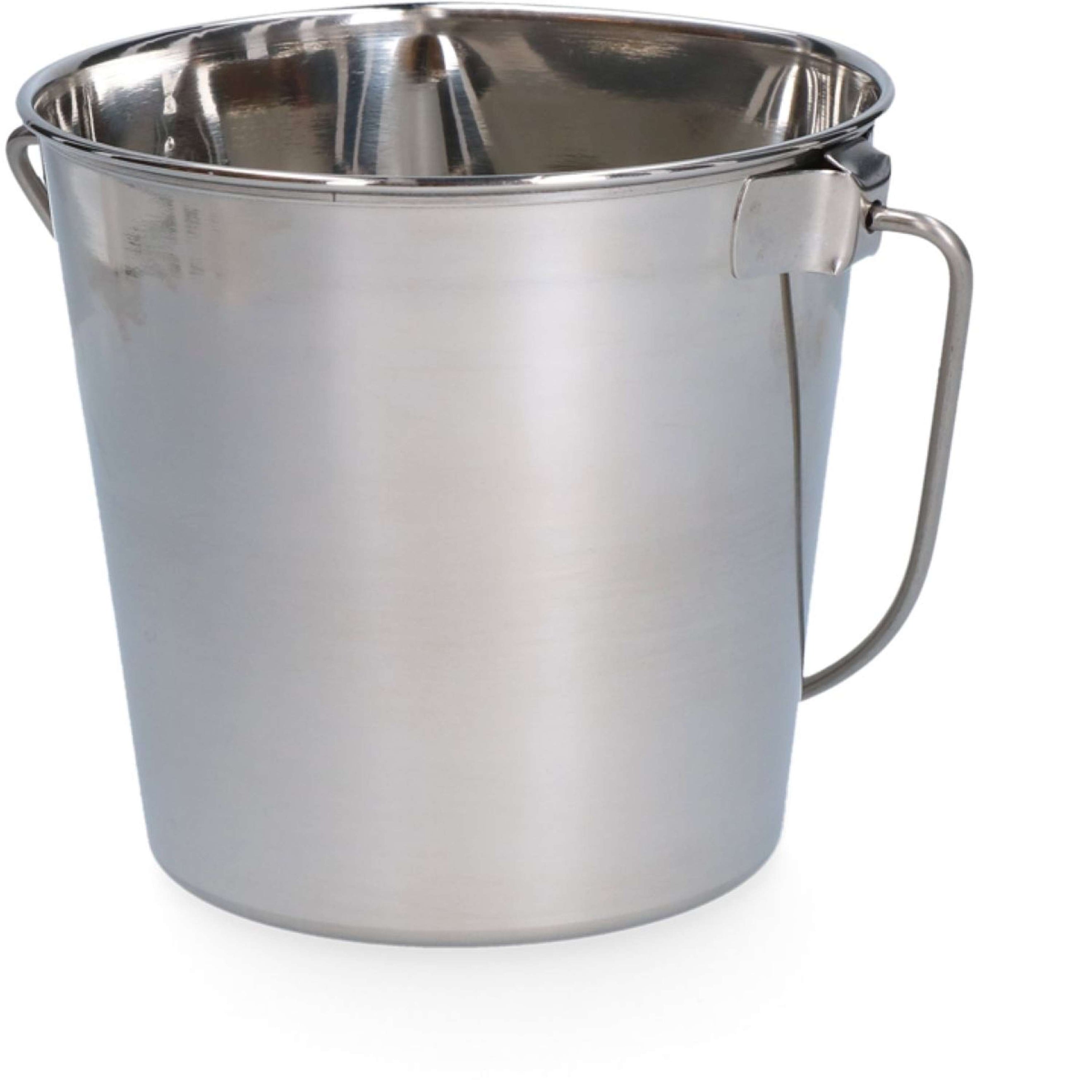 Agradi Secchio in acciaio inox lato piatto Acciaio inossidabile Agradi Secchio in acciaio inox lato piatto Acciaio inossidabile