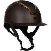 HORKA Casco da equitazione Gaudi Tappetino Marrone/Oro rosa