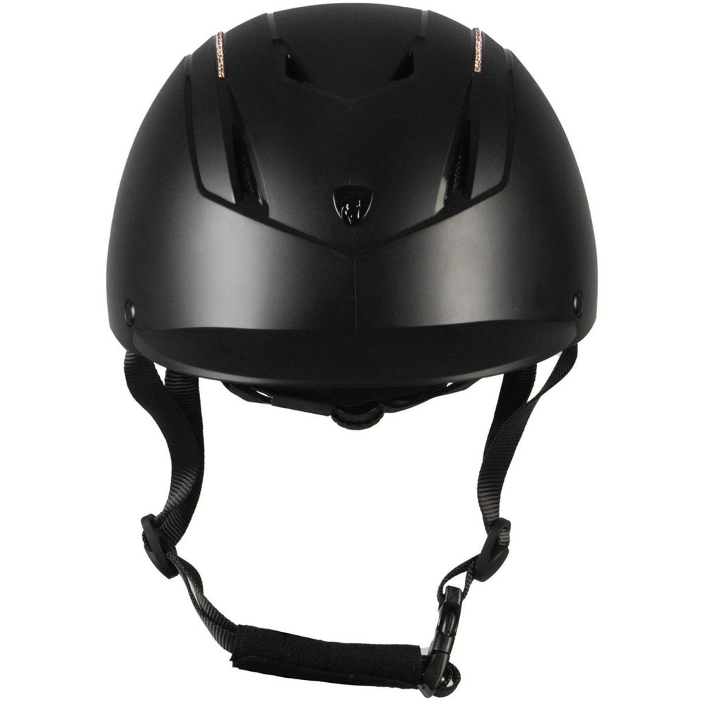 HORKA Casco da equitazione Dali Strass Nero/Rosa