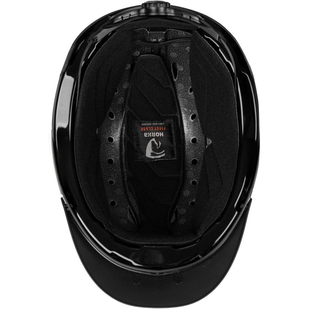 HORKA Casco da equitazione Dali Strass Marrone/Oro rosa
