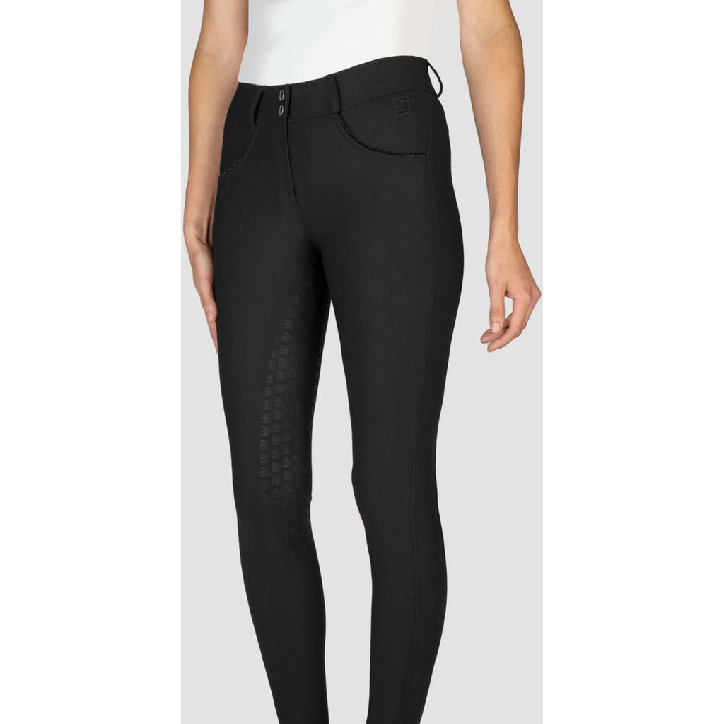 HORKA Pantaloni da Equitazione Elina Nero