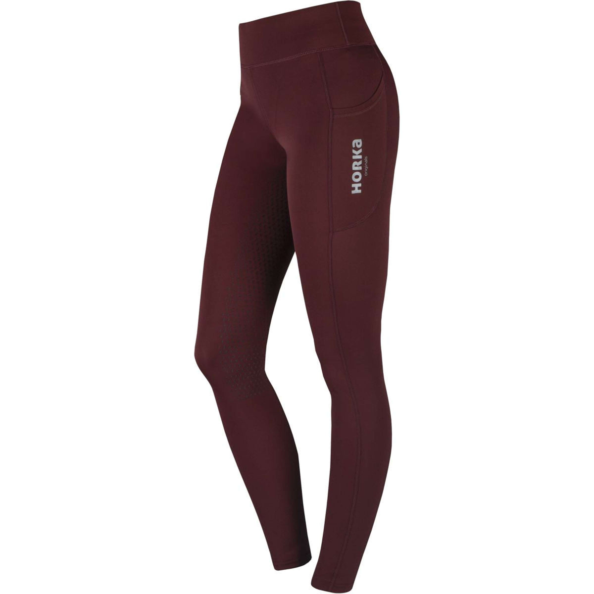 HORKA Leggings da Equitazione Originals Bordeaux