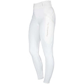 HORKA Leggings da Equitazione Momentum Bianco/Oro rosa