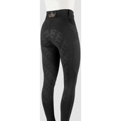 HORKA Leggings da Equitazione Momentum Nero/Oro rosa