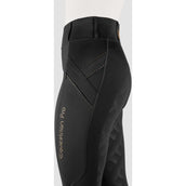 HORKA Leggings da Equitazione Momentum Nero/Oro rosa