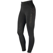 HORKA Leggings da Equitazione Momentum Nero/Oro rosa