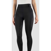 HORKA Leggings da Equitazione Momentum Nero/Oro rosa
