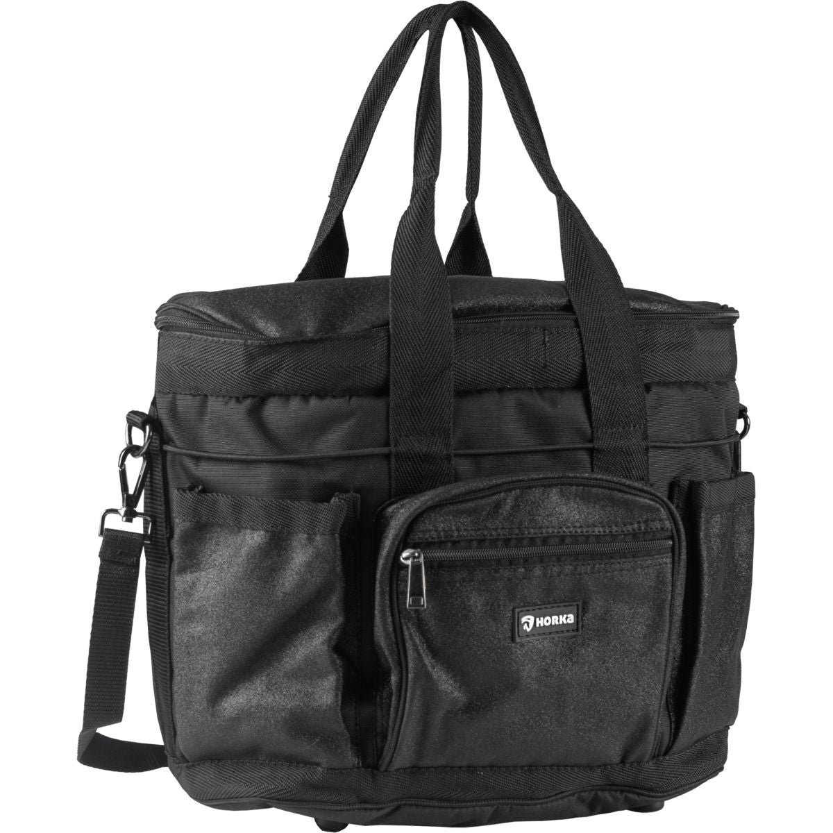 HORKA Borsa per la Toelettatura Glitter Nero