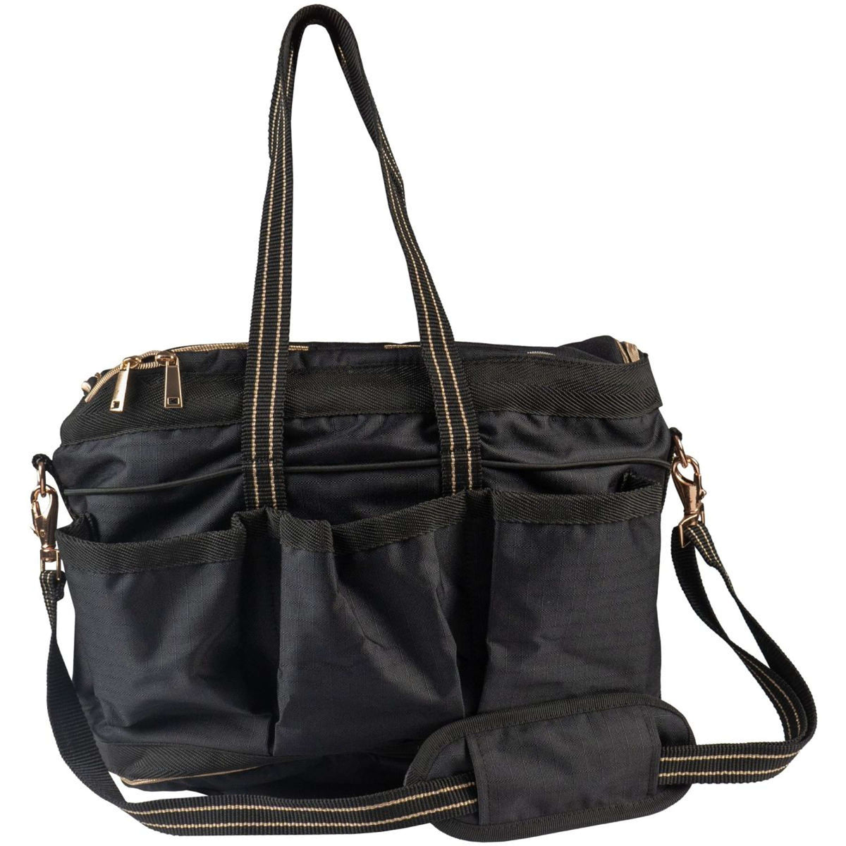 HORKA Borsa per la Toelettatura Deluxe Nero/Rosa