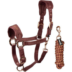 HORKA Set Cavezza Velvet Deep Ruby