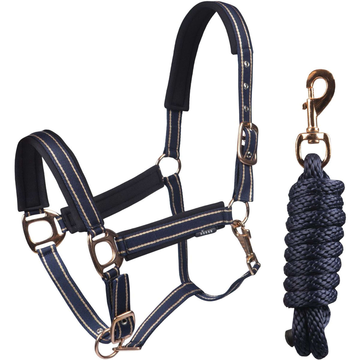 HORKA Set Cavezza Deluxe Blu/Rosa