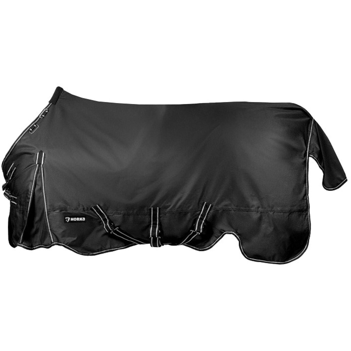 HORKA Tappeto da Esterno Turi Nero/Argento