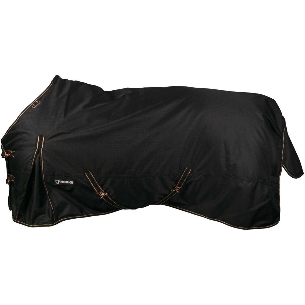 HORKA Tappeto da Esterno Dime 600D 200g Nero/Rosa