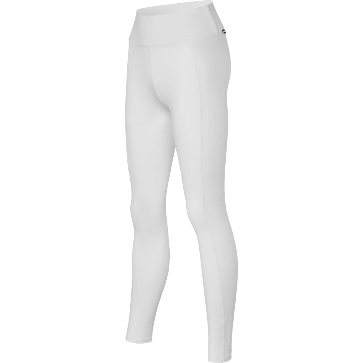 Kingsland Leggings da Equitazione Classic Full Grip Bianco
