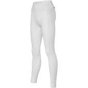Kingsland Leggings da Equitazione Classic Full Grip Bianco