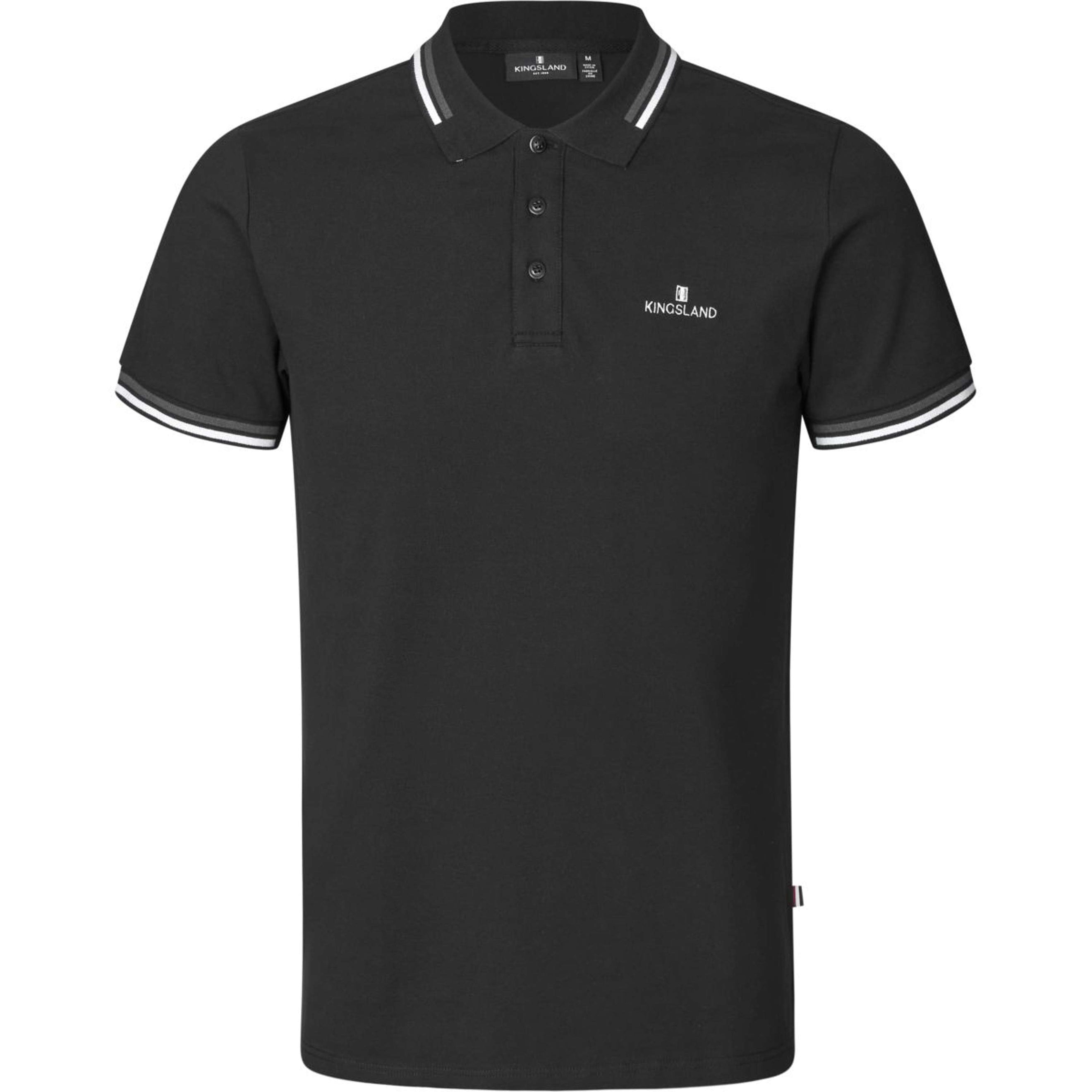 Kingsland Polo Classic Uomini Nero Kingsland Polo Classic Uomini Nero