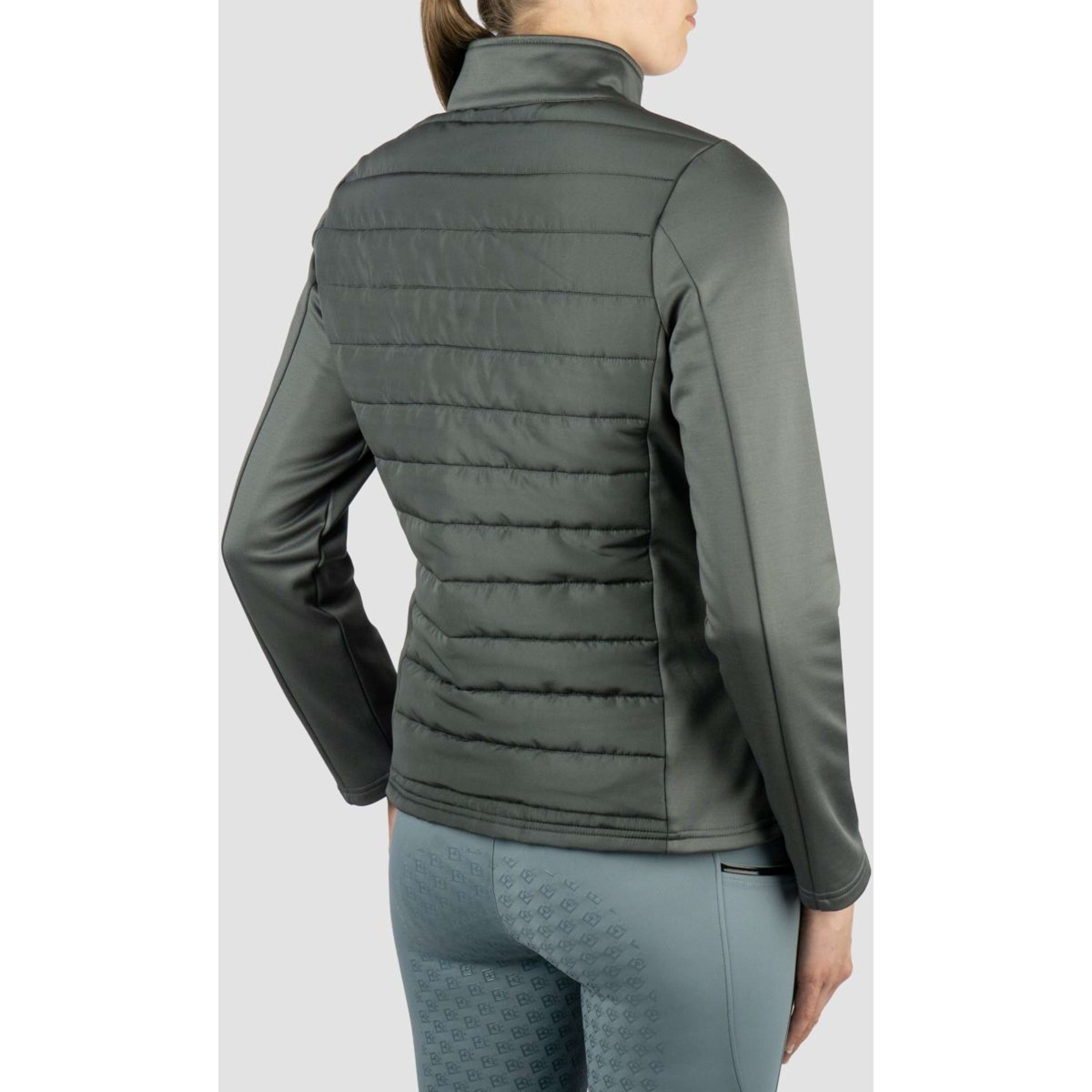 EQPRO Felpa con cappuccio e zip Geneviève Shadow Steel