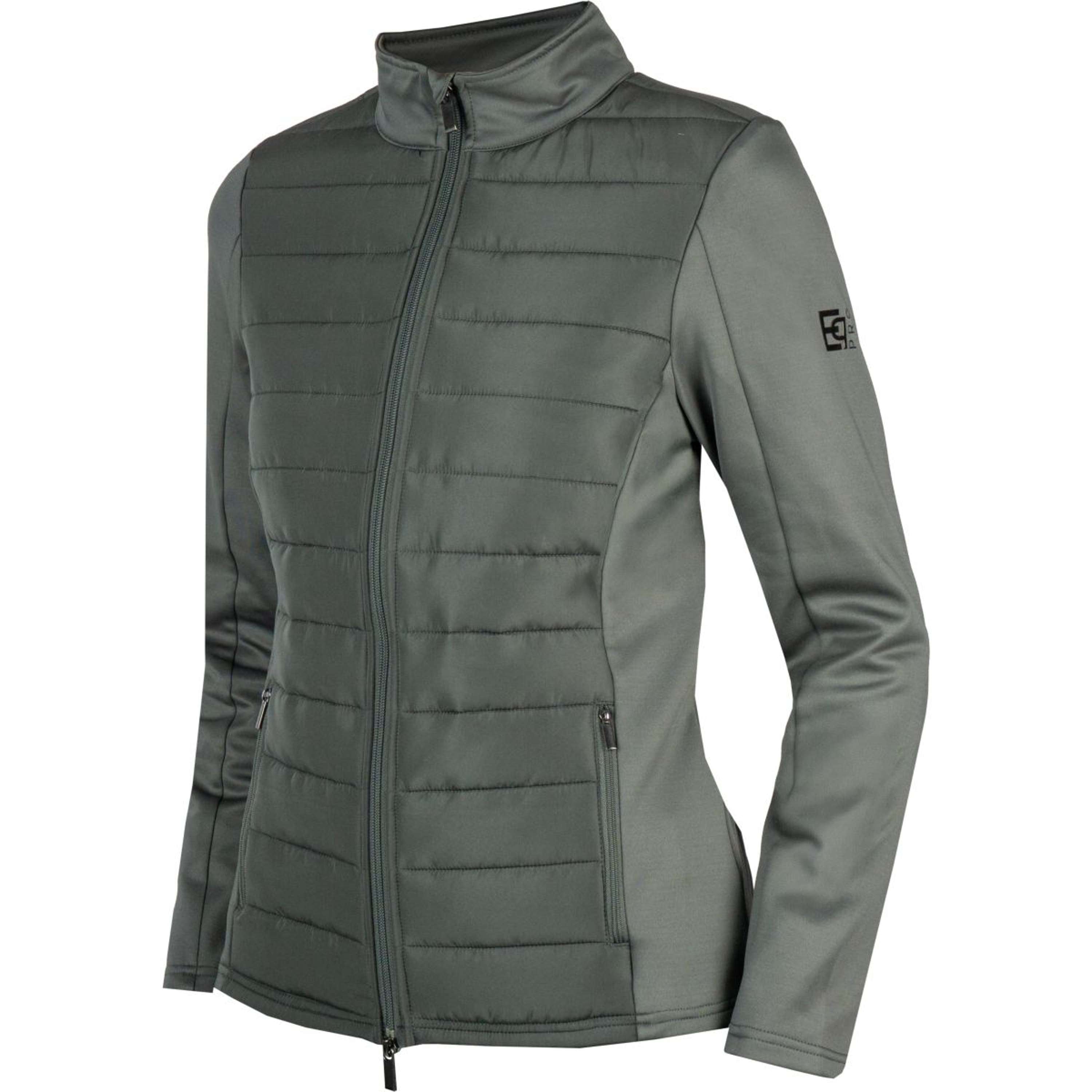 EQPRO Felpa con cappuccio e zip Geneviève Shadow Steel