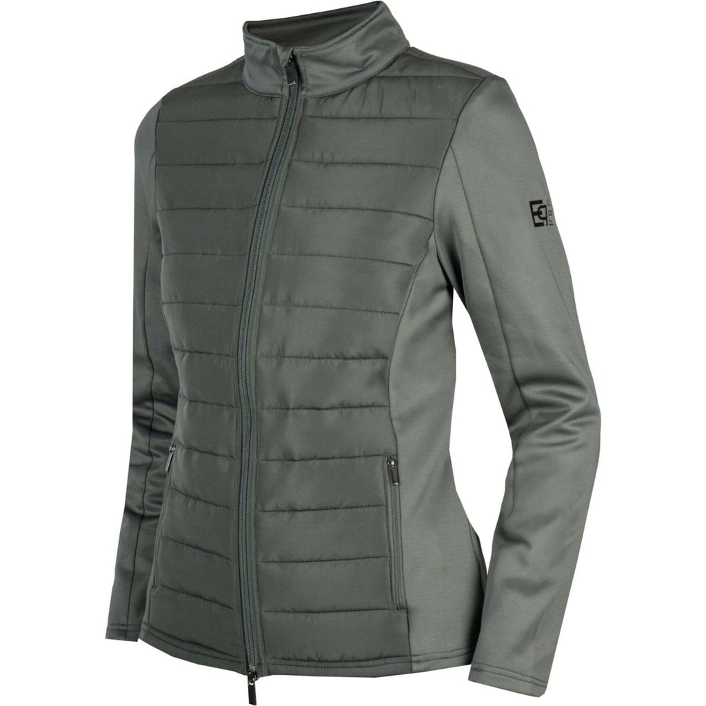 EQPRO Felpa con cappuccio e zip Geneviève Shadow Steel