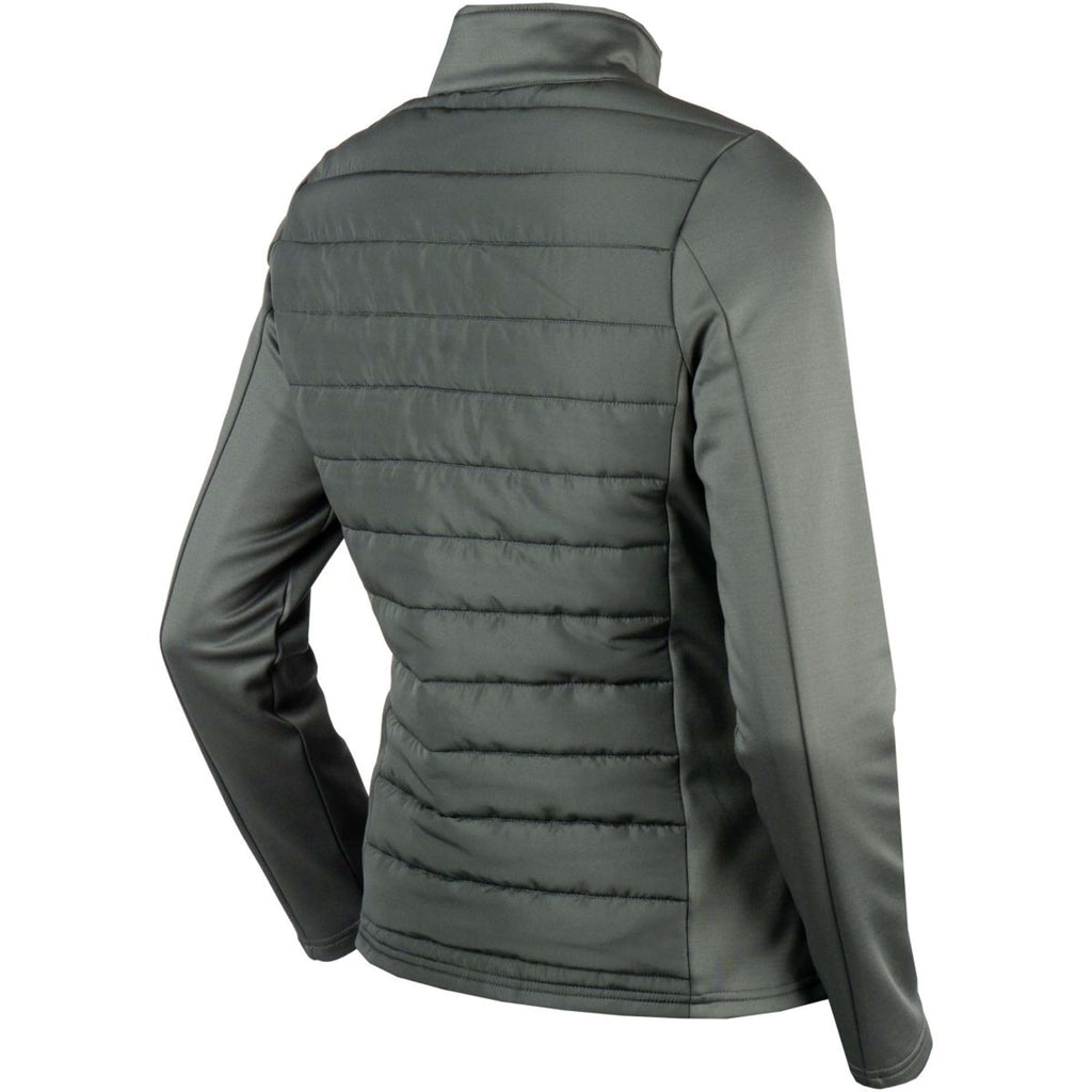 EQPRO Felpa con cappuccio e zip Geneviève Shadow Steel