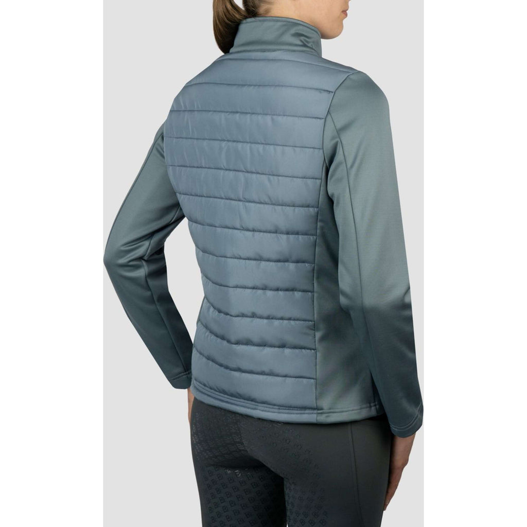 EQPRO Felpa con cappuccio e zip Geneviève Blue Mist