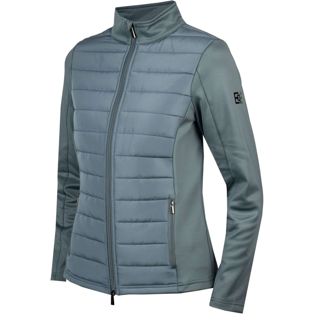 EQPRO Felpa con cappuccio e zip Geneviève Blue Mist