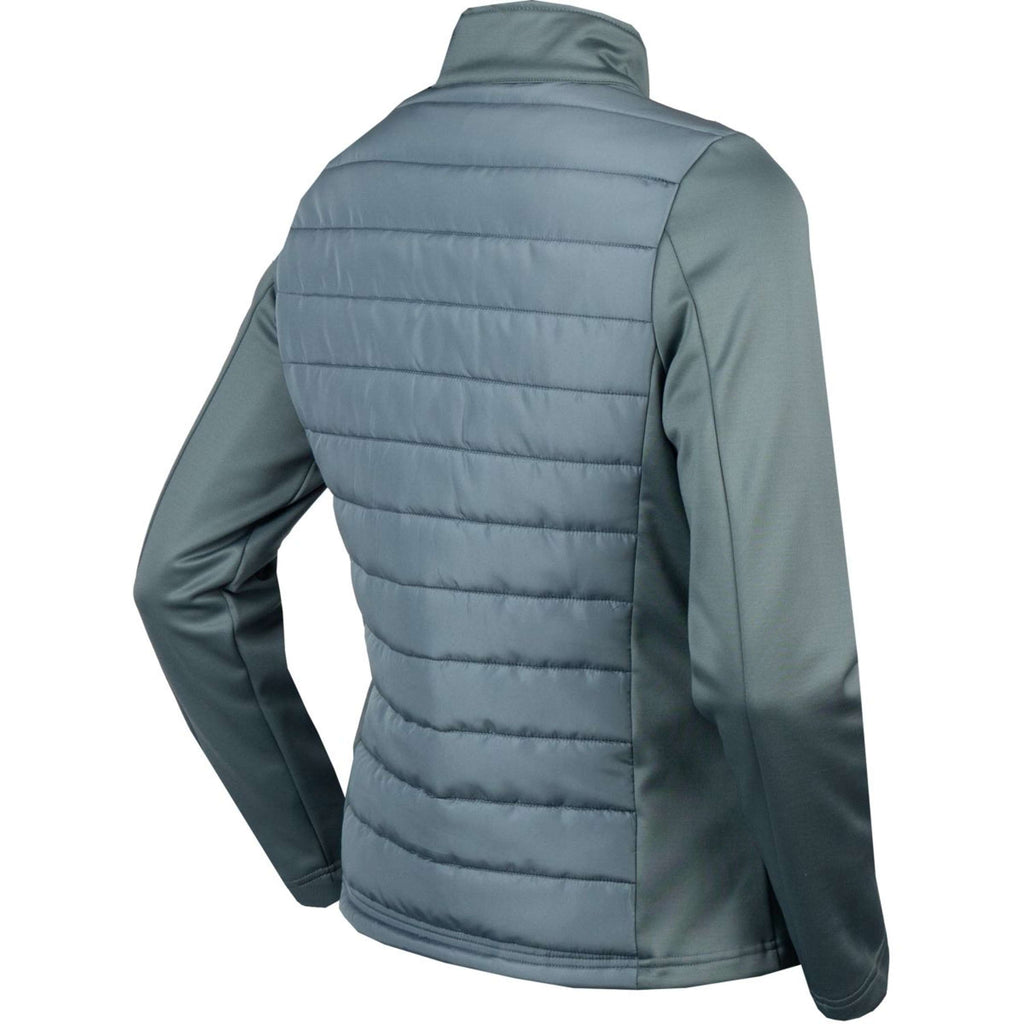 EQPRO Felpa con cappuccio e zip Geneviève Blue Mist
