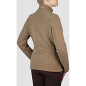HORKA Felpa con cappuccio e zip Teddy Francesca Mokka