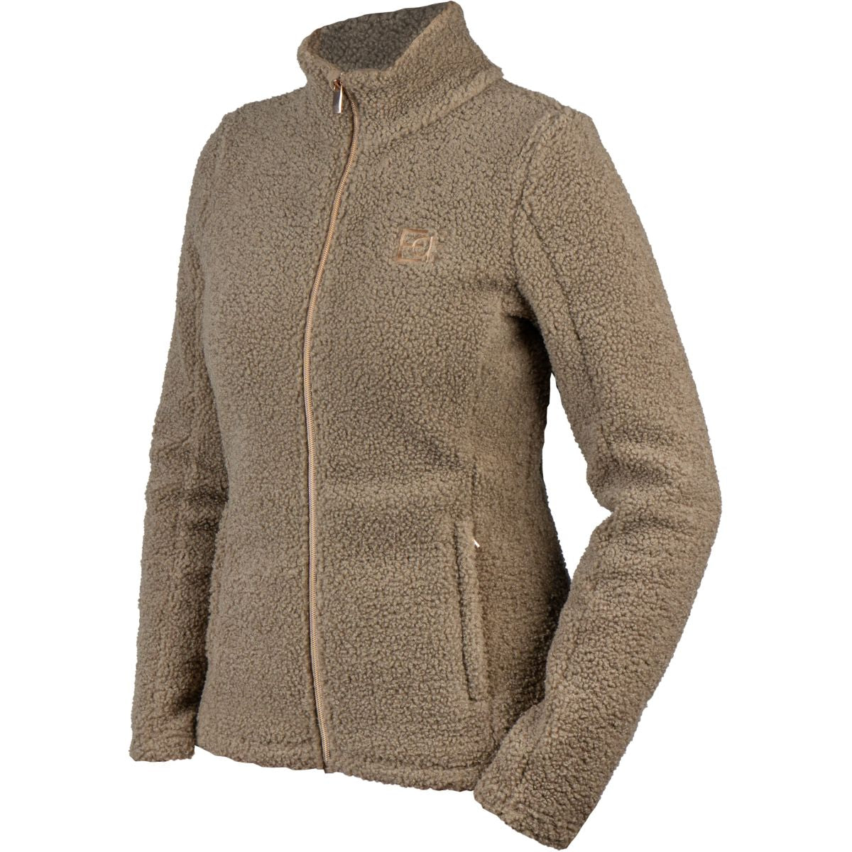 HORKA Felpa con cappuccio e zip Teddy Francesca Mokka