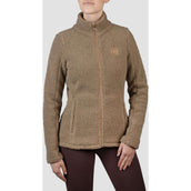 HORKA Felpa con cappuccio e zip Teddy Francesca Mokka