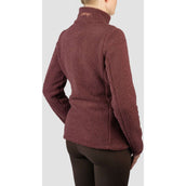 HORKA Felpa con cappuccio e zip Teddy Francesca Deep Ruby