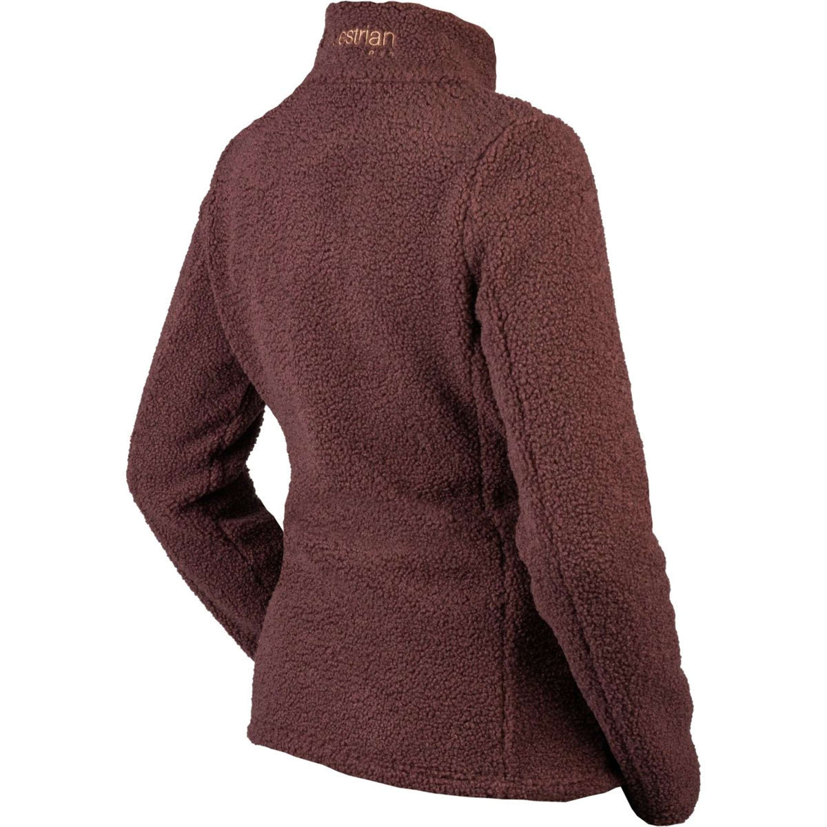 HORKA Felpa con cappuccio e zip Teddy Francesca Deep Ruby