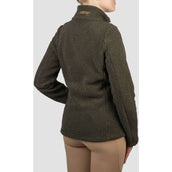 HORKA Felpa con cappuccio e zip Teddy Francesca Espresso
