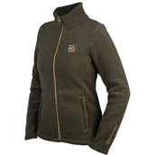 HORKA Felpa con cappuccio e zip Teddy Francesca Espresso