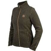 HORKA Felpa con cappuccio e zip Teddy Francesca Espresso
